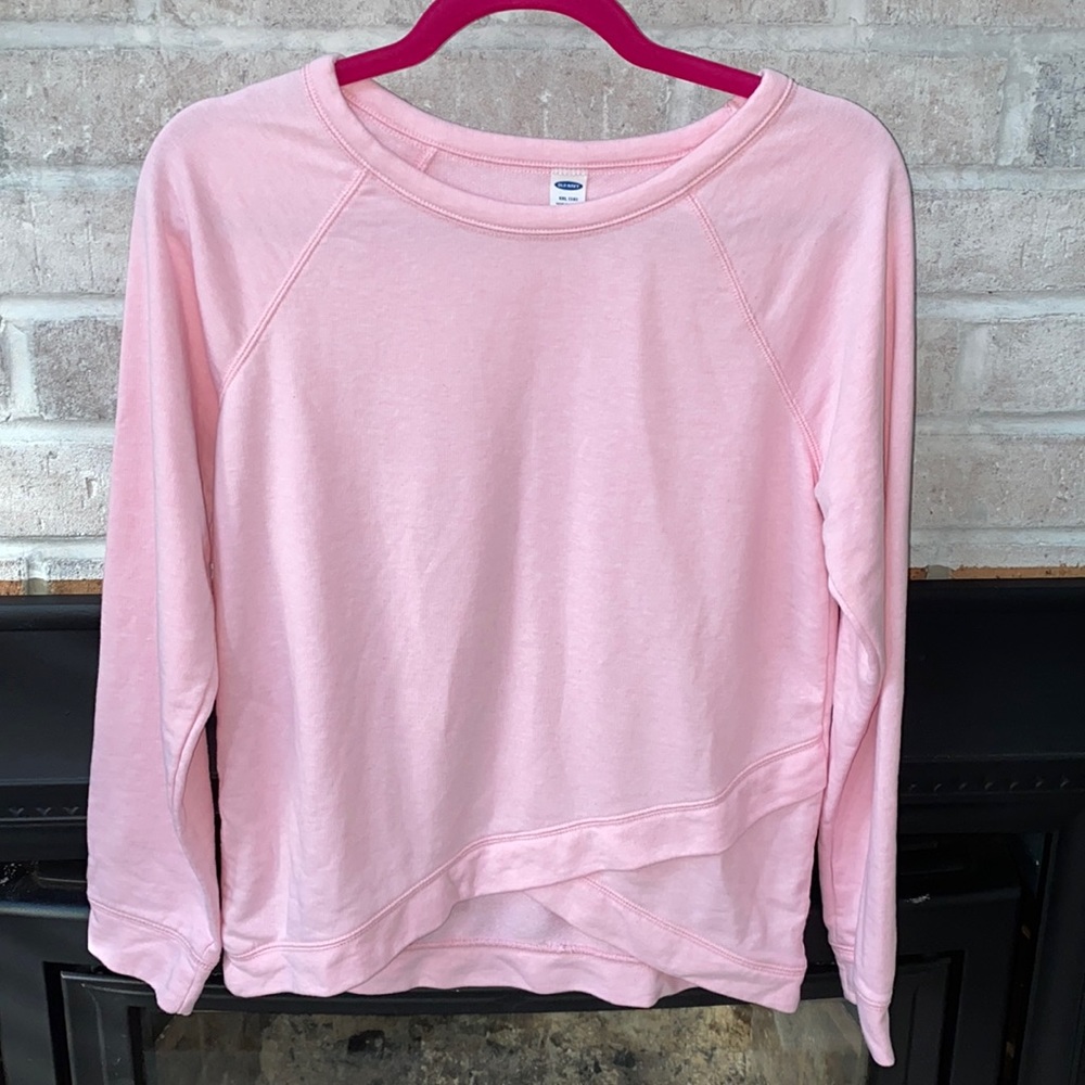 Cotton Candy Pink Sweatshirt - Girls 16